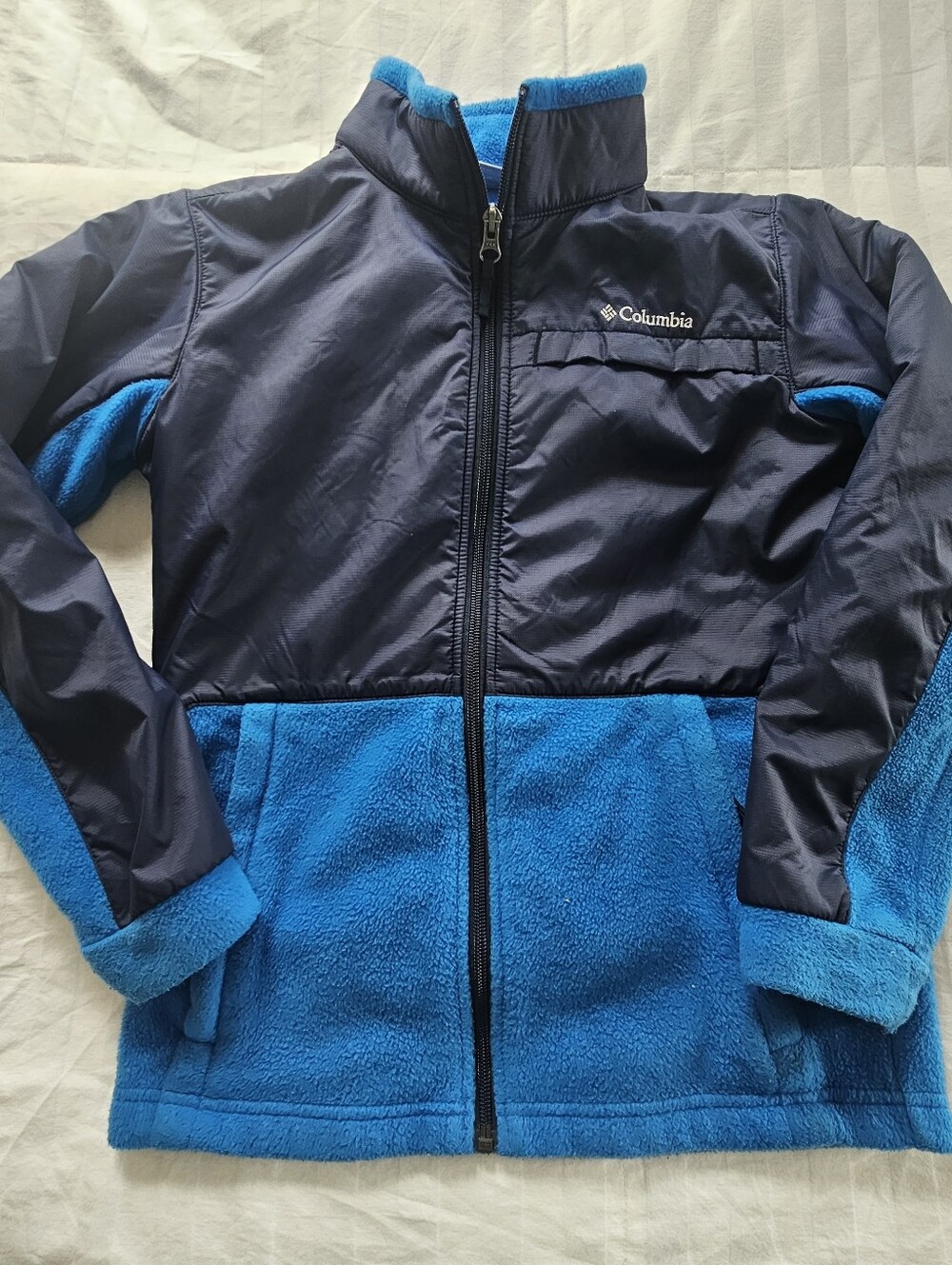 Columbia Steens Mountain Overlay Fleece Jacket, Medium 10/12